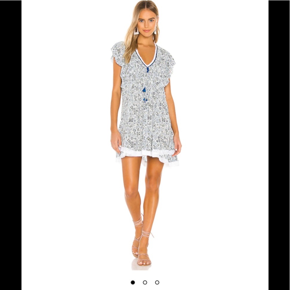 Poupette St. Barth BLUE TULIP like new mini dress
